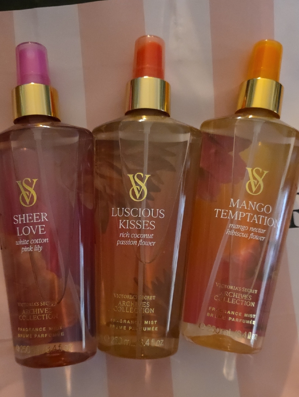 VICTORIA'S SECRET ARCHIVES COLLECTION BODY MIST SET